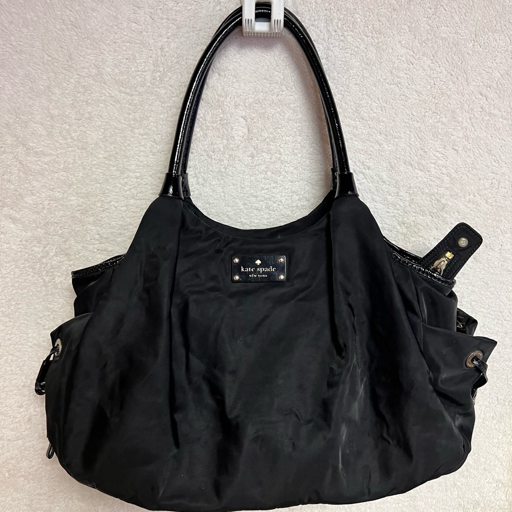 Kate Spade Black Diaper Bag With Changing Pad